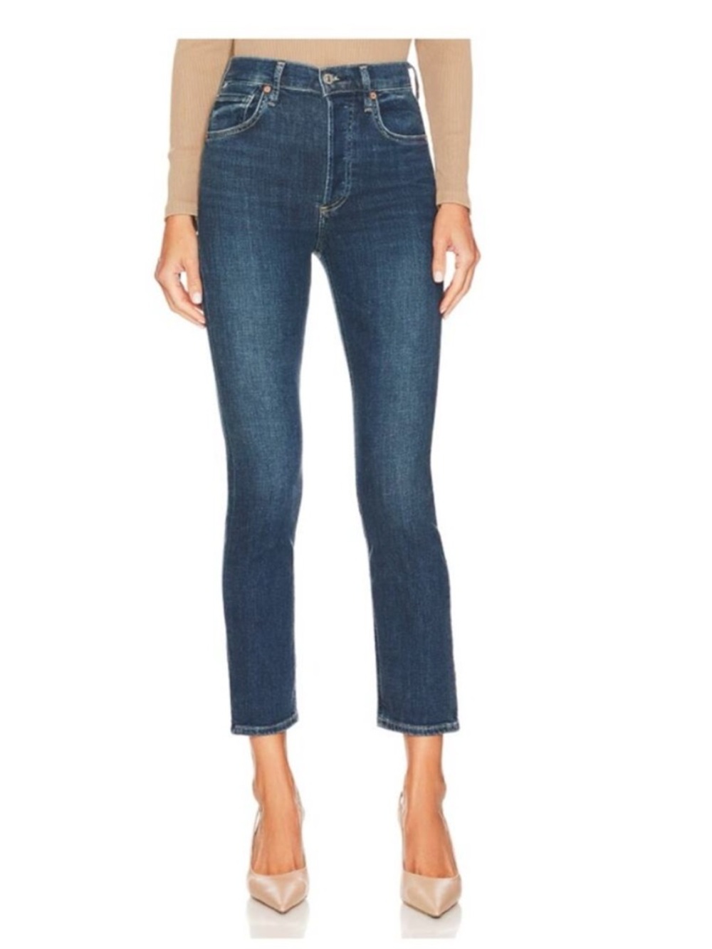 BOGO! Citizens of Humanity Liya High Rise Classic Fit Crop Size 30